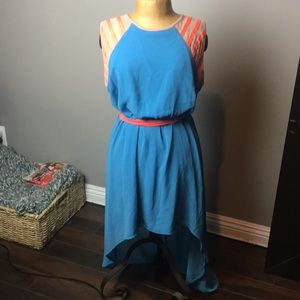 Super Cut Jealous Tomato High Low Dress